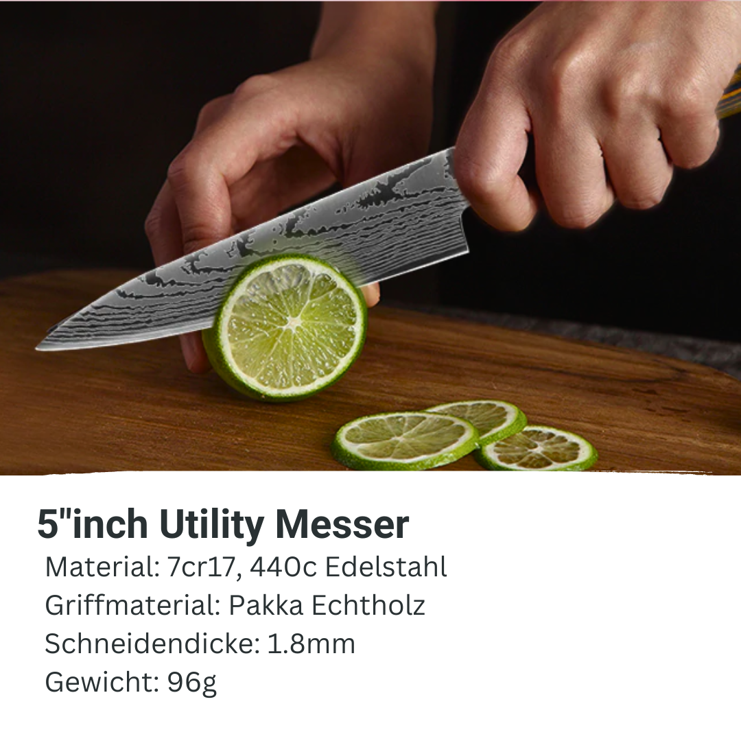 MOKUZAI UTILITY MESSER - EDELSTAHL